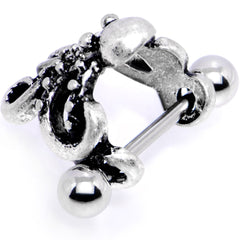 16G 1/2 Outstretched Octopus Cuff Cartilage Earring