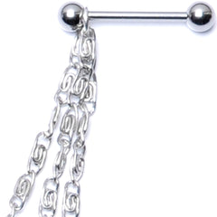 Handcrafted Swirly Link Dangle Nipple Chain