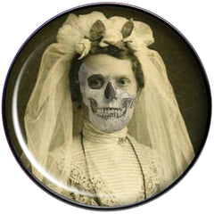 Skeleton Bride Halloween Black Barbell Tongue Ring