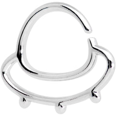 16G 3/8" Outer Space UFO Septum Ring