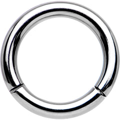 14G 5/16 Solid G23 Implant Grade Titanium Hinged Segment Ring