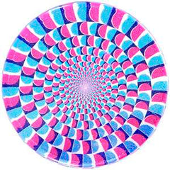 Clear Acrylic Optical Illusion Saddle Plug 14mm to 25mm