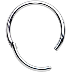 16G 1/2 Solid G23 Implant Grade Titanium Hinged Segment Ring