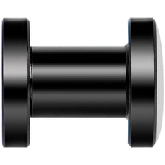 Black White Owl Black Anodized Screw Fit Plug Set 4G