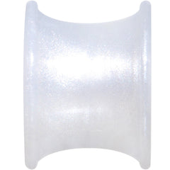 Thin Flexible White Silicone Tunnel Plug Set 6mm to 25mm