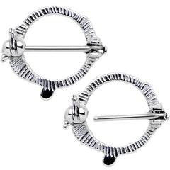 9/16 Frolicking Seahorse Nipple Shield Set