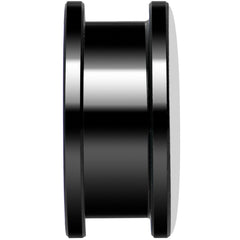Pink American Flag Black Anodized Screw Fit Plug Set 20mm