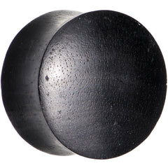5/8 Organic Solid Black Areng Wood Saddle Plug Set