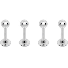 16G 5/16 Rainbow Black PVD Pack Set of 12 Labret Monroe