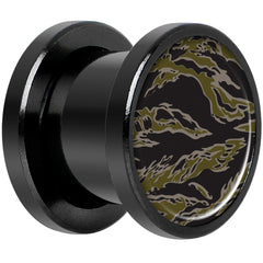Tiger Camo Print Black Anodized Screw Fit Plug Set 00G